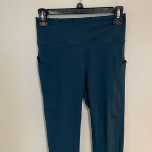 Turquoise Fabletics Leggings with Pocket
